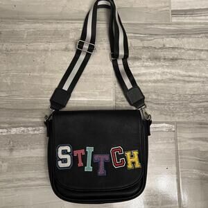 Loungefly Disney Lilo & Stitch Chenille Patch‎ Crossbody Bag